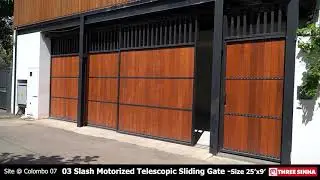 Woodfinish Telescopic Gate