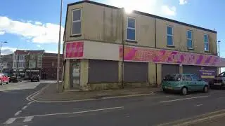 🔴 Blackpool: Back Streets Chapel St. Foxhall Road, Amusements, Pubs & Shops March 2022
