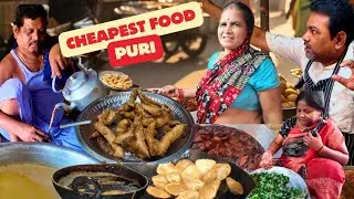 Puri cheapest & famous food | Only 20₹ | puri street food  | Puri tour 2025 | #foodie 😋