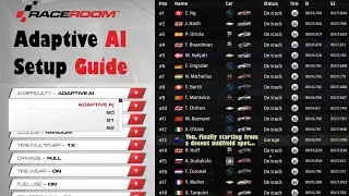 RaceRoom (R3E) Adaptive AI: Setup Guide and Example