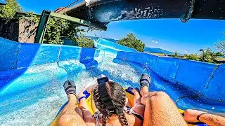 We were terrified on this Water Slide at Alpamare