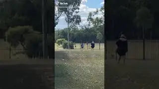 Person riding dirt bike through glenmore state high school