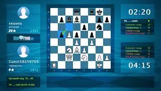 Chess Game Analysis: Guest38259765 - eeueeu : 1-0 (By ChessFriends.com)