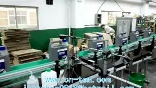 Lubricant oil filling line/filling、capping、induction foil sealer、labeling machines