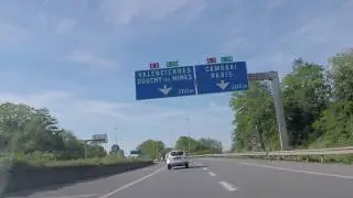 France by Autoroute - Cambrai - A21/A2 Junction northbound