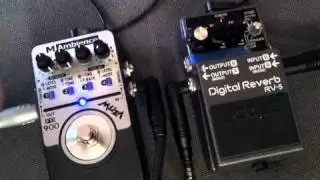 Muza FD900 Digital Reverb/Delay в сравнении с настройкой модуляции цифровой реверберации Boss RV5