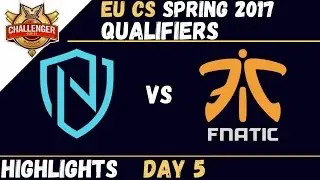 NRV vs FNA | Highlights | EU CS Qualifier 2017 Day 5 | Nerv vs Fnatic Academy