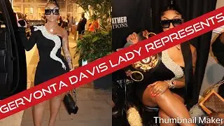 Ariana Fletcher AKA @TheRealKyleSister Held Gervonta Davis Down at His Fight