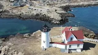 Mavic Air 2 Maven Mission | Nubble Light at Cape Neddick, ME