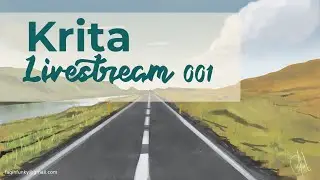 Krita 4 alpha : Digital art painting | Livestream 001
