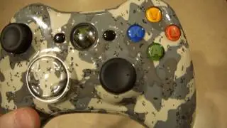 Hydro Modz Desert Camo XBOX 360 Wireless Controller MW2 - www.HydroModz.com