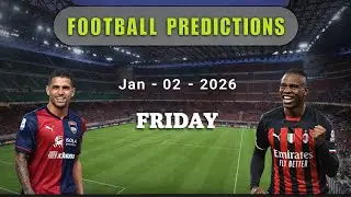 FOOTBALL PREDICTIONS TODAY 2/1/2026 SOCCER PREDICTIONS TODAY |BETTING TIPS, #FOOTBALLPREDICTIONS 