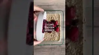 Oatmeal Bake With Berries Vegan Easy One Dish Recipe | SHORT |