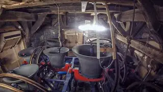 Lowering the front 6 bells in the belfry of All Saints Maidstone, Kent 9cwt in G#
