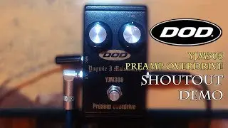 DOD YJM308 Yngwie Malmsteen Preamp Overdrive - Demo shoutout