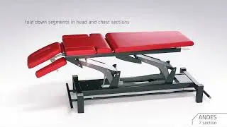 Chattanooga Montane Treatment Table Range: Andes 7 Section Table - Reliable, Sturdy, and Versatile
