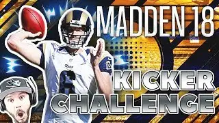 KICKER AT QB CHALLENGE VS TOKE NASTY &ndash; MADDEN NFL 18 GAMEPLAY