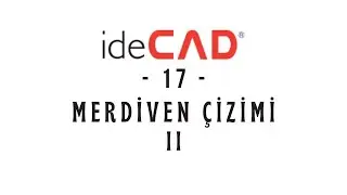 ideCAD Statik #17 | Merdiven Çizimi - II  (Döner Merdiven)