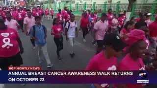 ANNUAL BREAST CANCER AWARENESS WALK RETURNS ON OCTOBER 23