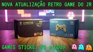 NOVA ATUALIZA&Ccedil;&Atilde;O PARA OS GAMES STICK Y6 E GD20 FEITA PELO RETRO GAME DO JR. TOP D+
