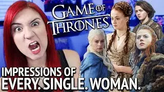GAME OF THRONES VOICE IMPRESSIONS - ALL the Women