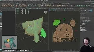 1. Exporting UVs from Maya, Beginning Texturing in Photoshop