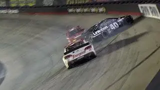Cassill makes hard contact with outside wall