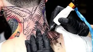 Head Tattoo - Eagle Traditional Shorts Video