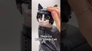 LEGO Ideas Tuxedo Cat 🐈&zwj;⬛🐾 #legoideas #tuxedocat #catlover