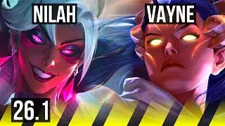 NILAH & Lux vs VAYNE & Bard (ADC) | 6k gold comeback | EUW Master | 26.1