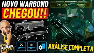 Helldivers 2 Warbond Python Commandos Análise Completa!!