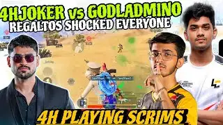 S8UL Joker vs GodL Admino in Scrims 🔥 4H Playing Scrims ✅ 4H Regaltos Shocked Everyone 🚀SouLRegaltos