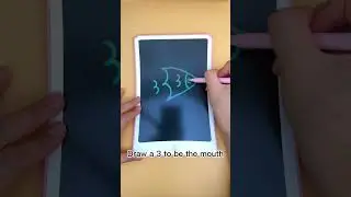Can you draw fish🐠 with EWYES LCD writing tablet❓❓