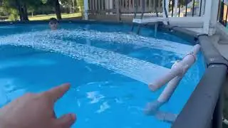 Pool Fountain for Above and In Ground Pools, Adjustable Dual Spray Waterfall Sprinkler Cooler Review