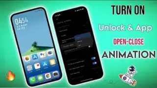 Enable App Open & Close Animation In Xiaomi HyperOs - Unlock animation & Icon Animation Enable 💥