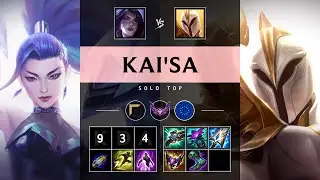 Kai'Sa Top vs Kayle - EUW Master Patch 25.16