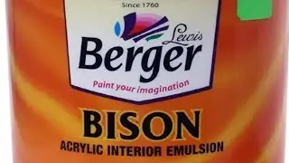 Berger paints # Bison emulsion # colour Tinting # code 8D 2771