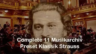 Complete 11 Musikarchiv  Klassik Strauss Bekannte Klassiktitel gemafrei mit Eleganz und Leichtigkeit