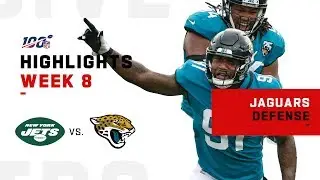 Jaguars Defense Eats Up Jets w/ 8 Sacks | NFL 2019 Highlights