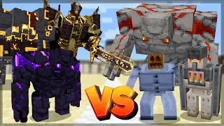 Minecraft: CATACLYSM VS GAGGLE OF GOLEM ! - BATALHA DE MOBS