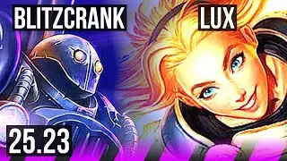 BLITZCRANK & Kai'Sa vs LUX & Hwei (SUP) | KR Master | 25.23