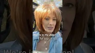 Will the wig fly off? 🚗💨Product tagged. Cameron by Rene of Paris in Copper Glaze at wigs.com.