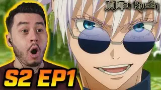 THE LEGEND GOJO IS BACK!! | JuJutsu Kaisen Season 2 Episode 1 | Reaction & Discussion