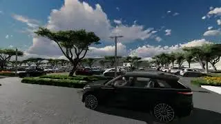 psa, Lumion simulated drone flight