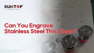 Clean & Permanent Marking on Stainless Steel | Laser Engraving Machine Demo #laserengraving