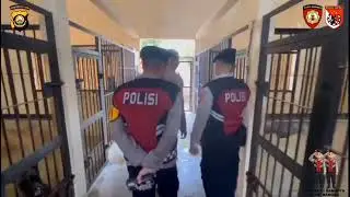 5. DIRPOLSATWA BAHARKAM POLRI MELAKUKAN PENGECEKAN KABEL SATWA DI POLDA SUMSEL