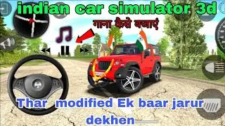 Dollar Song 🚘 Mahindra  Green  Thar  Indian Car Simulator