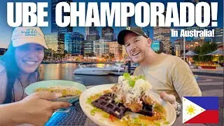 MY FOREIGNER TRYING UBE CHAMPORADO FOR THE FIRST TIME! & LEARNING BABY FIRST AID