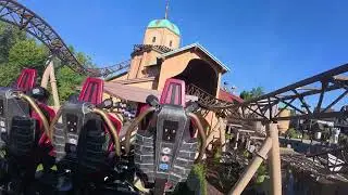 Fantasiana Helios Back Row Outside Right POV September 2025 - My 300th Coaster!