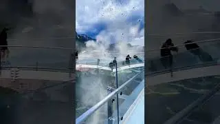 Viewing Platform Collapse from High Pressured Glass #shorts